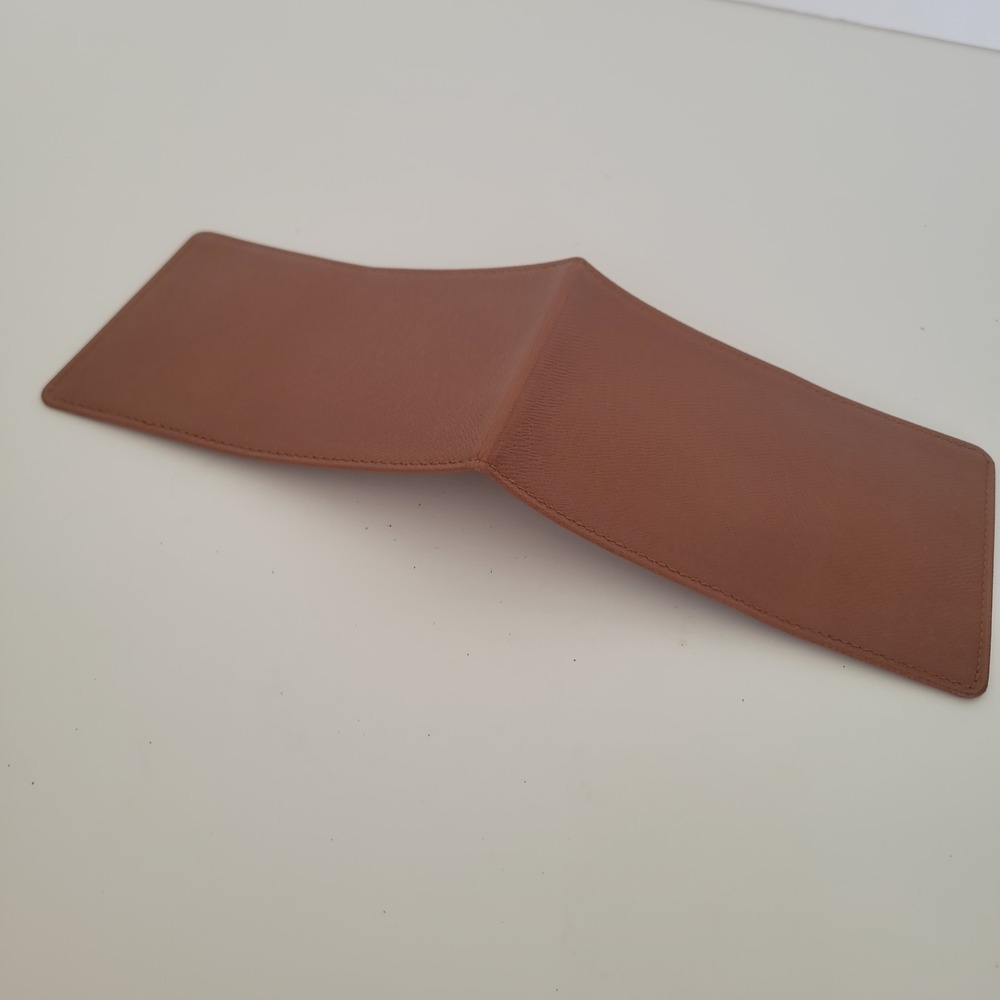 Louis Vuitton Brown Taiga Leather Card Holder Cover Case SP1907 France - Picture 6 of 8